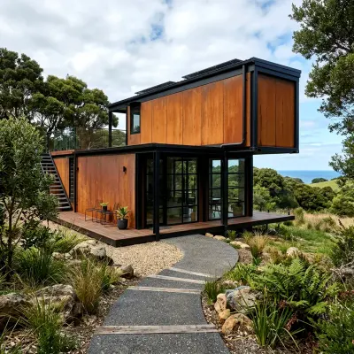 BH-CT-512 container house front view showing steel structure and modern design