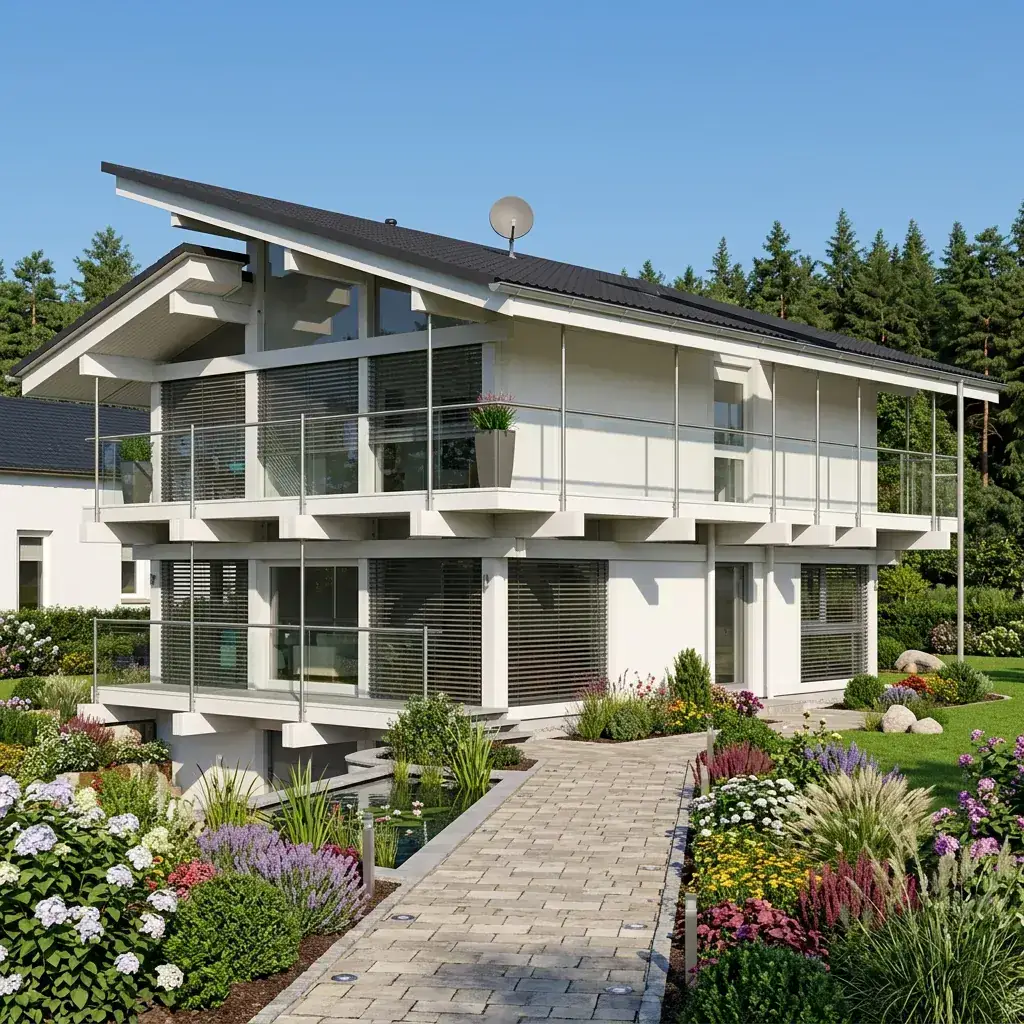 Model DV-101 Duplex Steel Building by Bongshai Housing